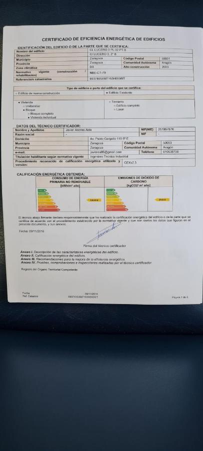 Lucero Dos Catedrales Apartamento Saragoça Exterior foto